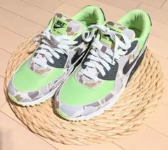 NIKE AIR MAX 90 カモフラージュ ライムグリーン - メルカリ