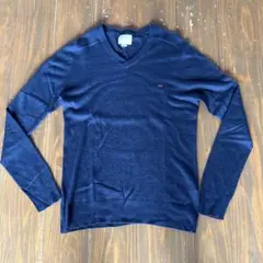 バンドオブアウトサイダーズ シルク55カシミア45ニット ネイビー