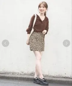 Heather ヘザー　シフォンプリーツロングシャツ　シャツ　ブラウスのサムネイル