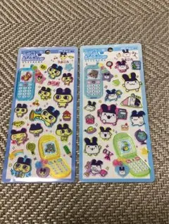 平成はっぴーフォン　たまごっち　まめっち　みみっち　2枚セット