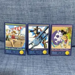 【平成レトロ】ワンピース　コレクションカード3枚セット
