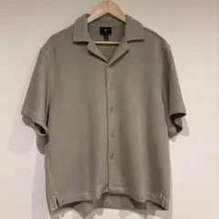H&M ルーズフィット リブリゾートシャツ