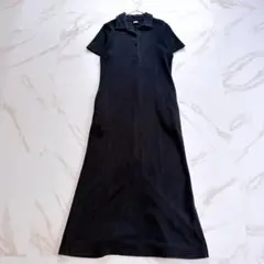 美品✨Ron Herman ロンハーマン 近年モデル 鹿の子ポロロングワンピースのサムネイル