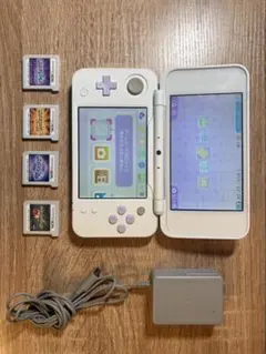Newニンテンドー2DS LL ホワイト×ラベンダー リズム天国 3DS ソフト 