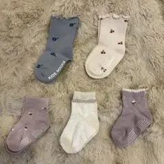 ベビー靴下 5足セット フリルデザイン