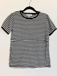 ボーダー半袖Tシャツマタニティ授乳M