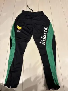 ATHLETA 長ズボン 130 ブラック/グリーン