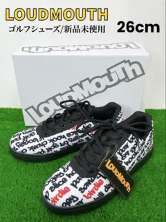 は*る様 【新品】ゴルフシューズ 26cm ラウドマウス LM-GS0005 ビのサムネイル