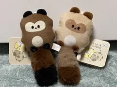 ふわふわてーる　ぷきゅ　〜きつねとたぬき〜　２種セット