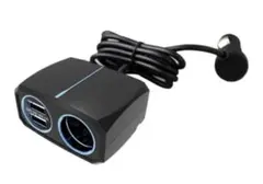 kashimura セパレートソケット 2USB自動判定 4.8A カー用品　車のサムネイル
