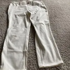 ユニクロ　白デニム風ストレッチレギンス