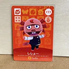 あつ森　amiibo ししょー
