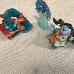 ONE PIECE フィギュア　ジンベエ　2体セット　スーパーエフェクト七武海