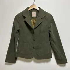 シビラ Sybilla カーキ コットン混 シングル ジャケットのサムネイル