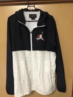 Nike Jordan ウォームアップジャケット 黒/白メンズLサイズ