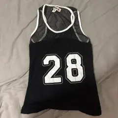 Jennyfer メッシュ タンクトップ ブラック 28 ギャル ストリート