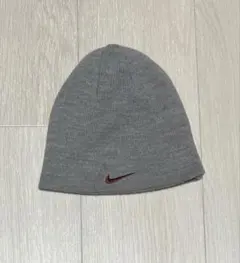 Nike グレー ニット帽 ストライプ　y2k