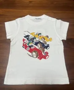 ファミリア　familiar レーシングカー おはなしTシャツ 90cm