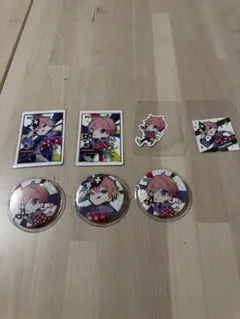 CRフェス　ふらんしすこセット　缶バッチ／トレカ／ステッカー