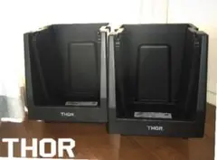新品2個☆THORソー☆スタッキングシェルフコンテナー20Lブラック黒コンテナ