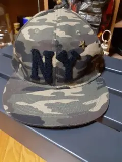 ベースボールキャップ NY カモ柄