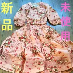 インゲボルグ花柄ワンピース　新品未使用 【ヴィンテージ】希少花柄ブーケ