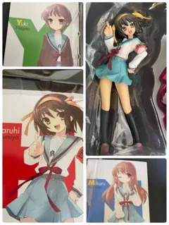 未使用！涼宮ハルヒの憂鬱♡フィギュア 初回限定版 ポストカード付のサムネイル