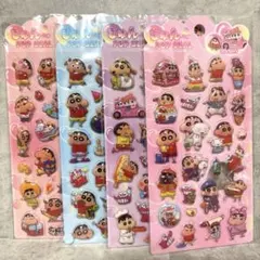 クレヨンしんちゃん BONBONDROP シール 4点セット