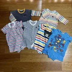 ミキハウスロンパース6点セット