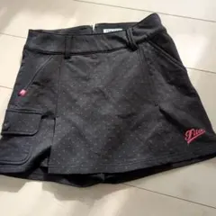 ゴルフウェア　キュロットスカート　フィラ　冬　通年　ドット　かわいい