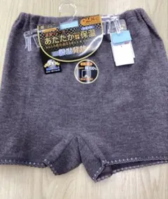 [T515] 暖かショーツ吸湿保温[ L☆モカ]マチ部分は綿100%1枚履きOK