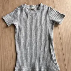 branshes リブ 半袖Tシャツ グレーのサムネイル