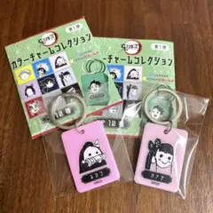 ランダム キーホルダー カラーチャームコレクション　栗花落カナヲ　竈門ねずこ