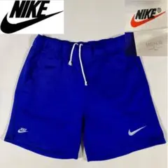 90's ヴィンテージ★ナイキ◆銀タグ ジャージ ハーフパンツ◆ブルー Lサイズ
