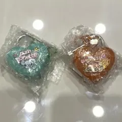 ナルミヤ ガチャガチャ ハート型南京錠 2個セット