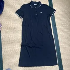 LACOSTE 黒 ポロワンピース 42