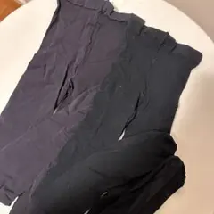 値下げ！【2本セット】黒タイツ✖️2本　ブランド不明