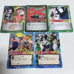 あ*の様 BANDAI ナルト カード 英語版 ナルト サスケどう全12枚+おま