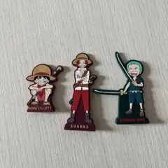 ワンピース 一番くじ　ラバースタンド　ルフィ　シャンクス ゾロ