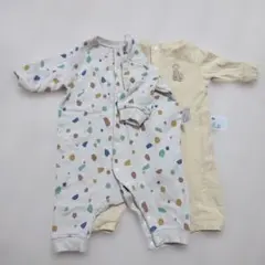 ユニクロ ロンパース2点セット