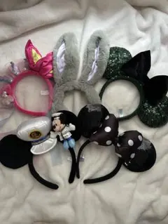 ディズニー ミニー カチューシャ 5種まとめ売り レア