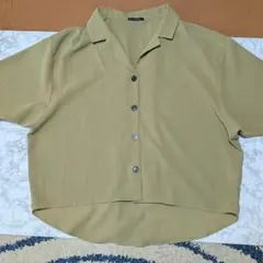 Radarista 半袖シャツ ブラウス ベージュのサムネイル
