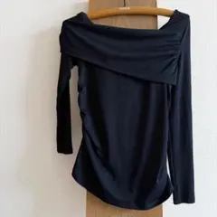 DKNY ドレープカットソー オフショルダー アシンメトリー archive 