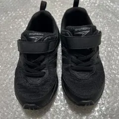 新品未使用　SYUNSOKU 瞬足 スニーカー子供用 黒 18.5㎝