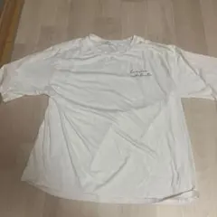 ホワイト Tシャツ バックプリント