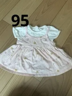 アンパンマン　重ね着風　半袖　トップス