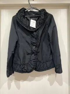 今日の19時まで値下げ 婦人服 山田屋 アウター 新品 ブラック フリル