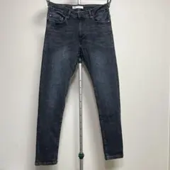 ZARA ダークブルー スキニーデニム
