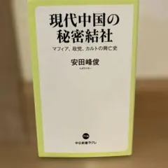 現代中国の秘密結社 マフィア、政党、カルトの興亡史