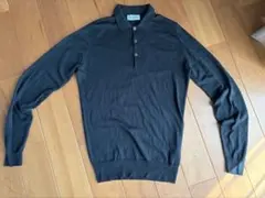 JOHN SMEDLEY ジョンスメドレー ハイゲージウールニットポロシャツのサムネイル